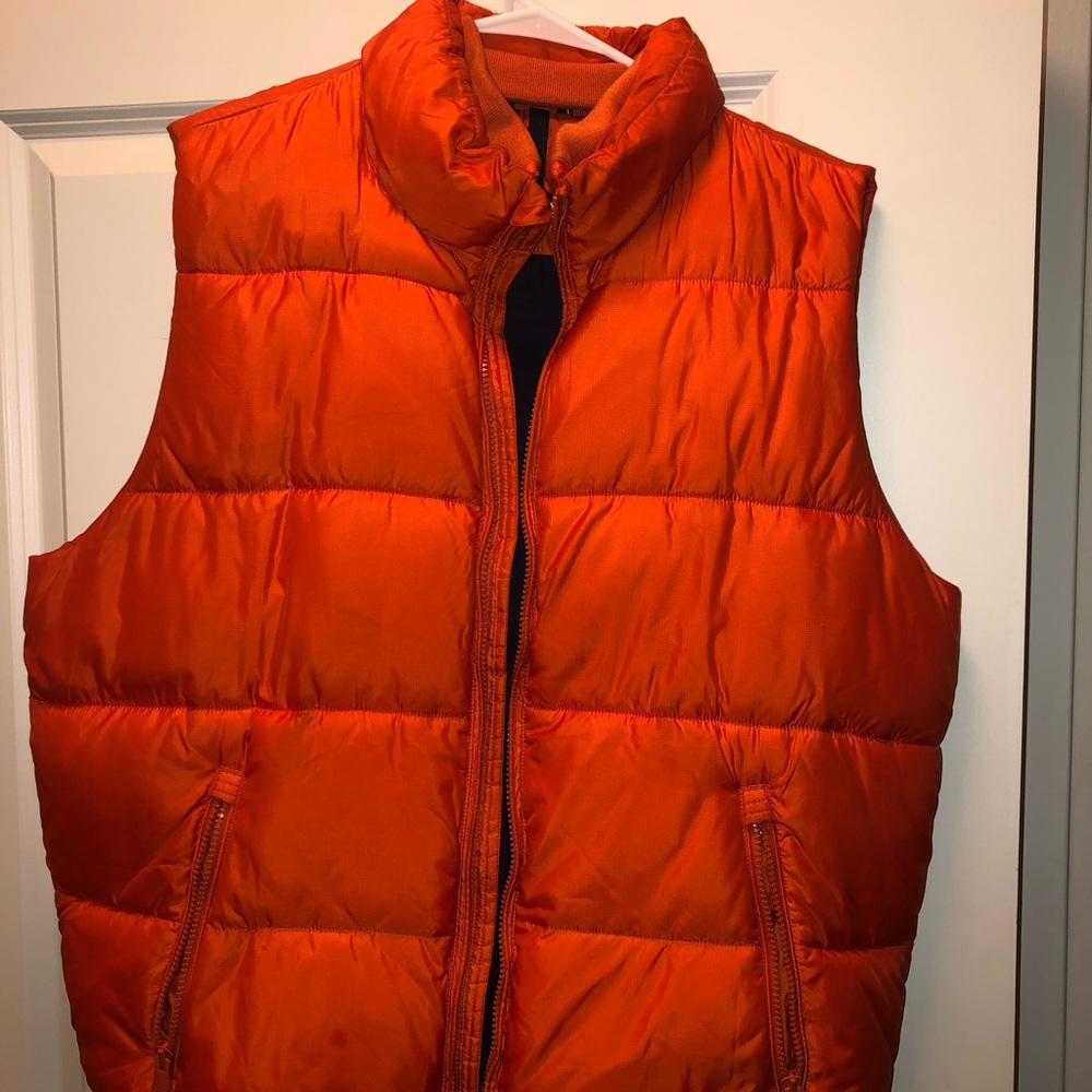 Cute Orange Down Vest